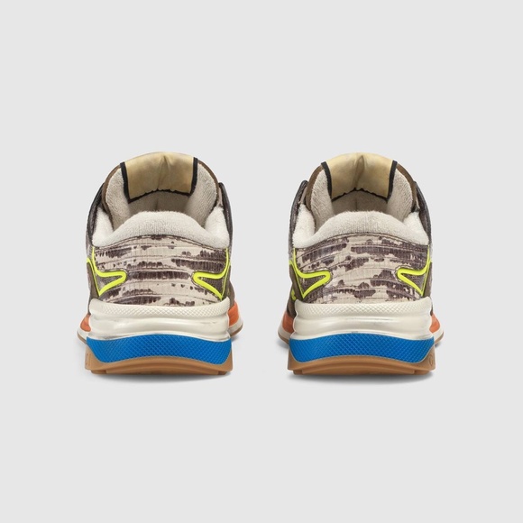 NWT Gucci Ultrapace Leather and Suede Sneaker - Picture 4 of 10